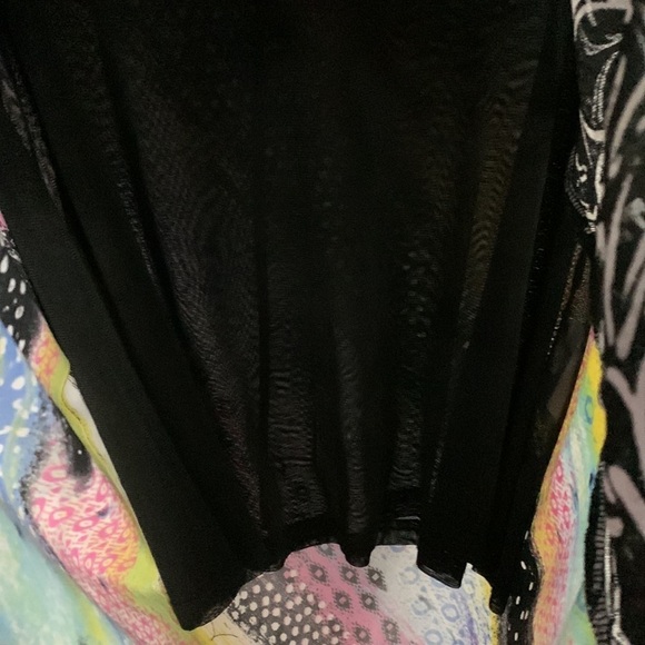 Lace brand colorful long flared free from style top with lining many colors XL - Picture 5 of 8